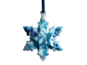 Елочная игрушка Снежинка 